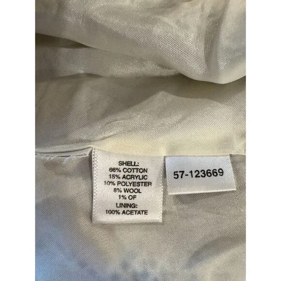 Ann Taylor Loft A-Line Skirt Size 12 | Cotton Wool Blend | 17" Wa - Picture 6 of 6